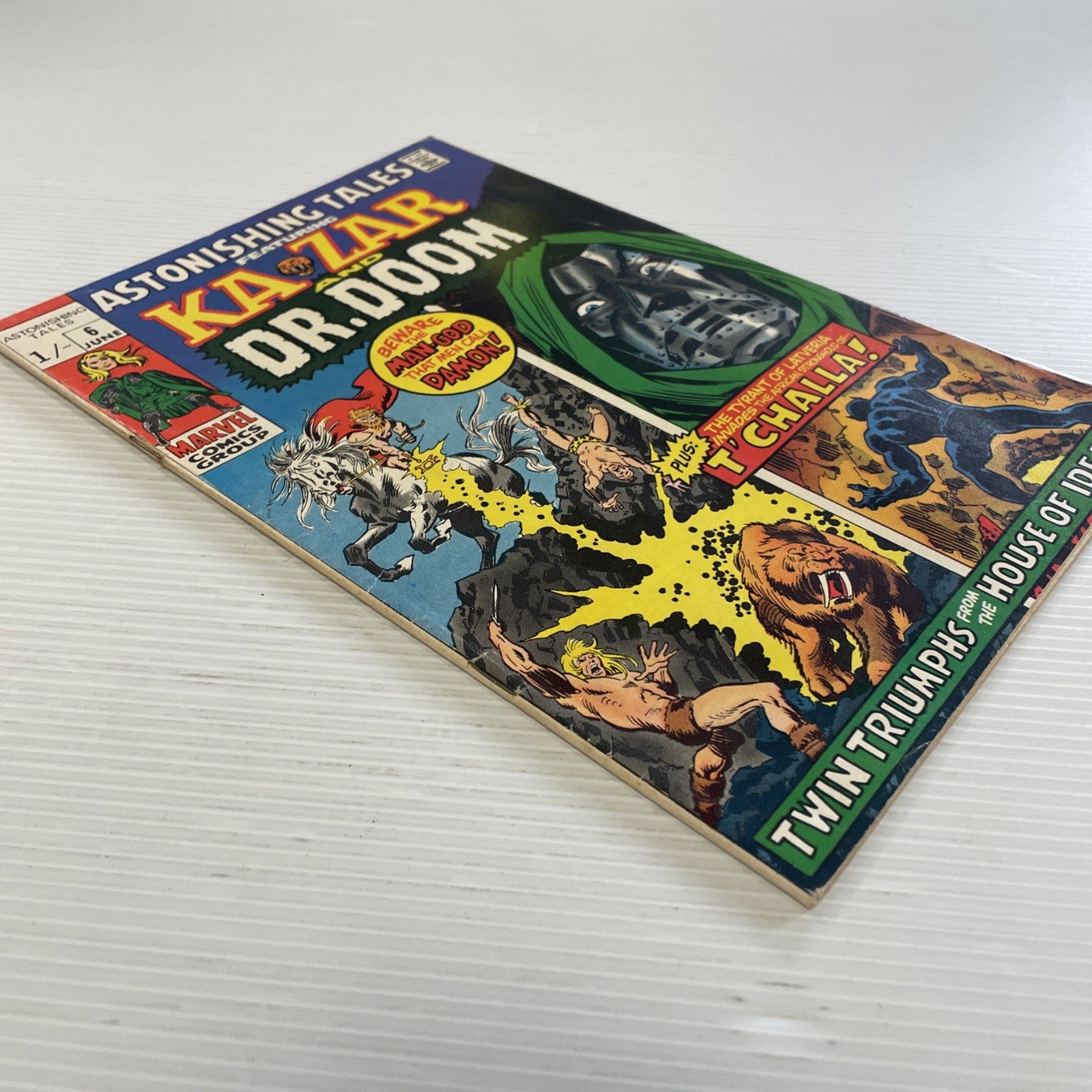 Astonishing Tales #6 1971 FN  Ka-Zar & Dr. Doom 1st Appearance of Bobbi Morse3