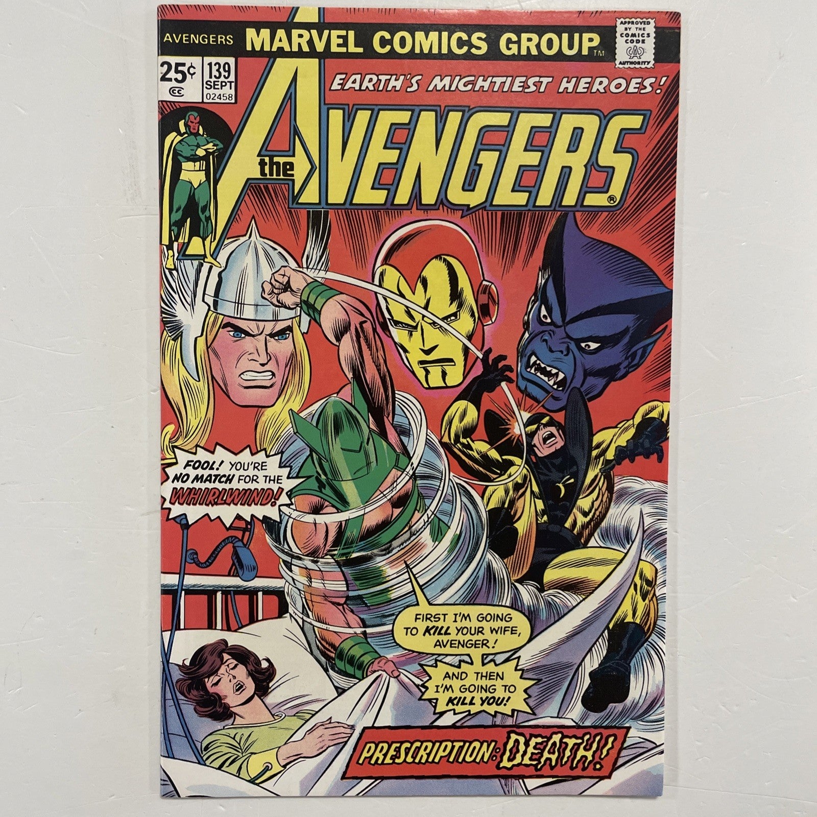 The Avengers #139 1975 VF0
