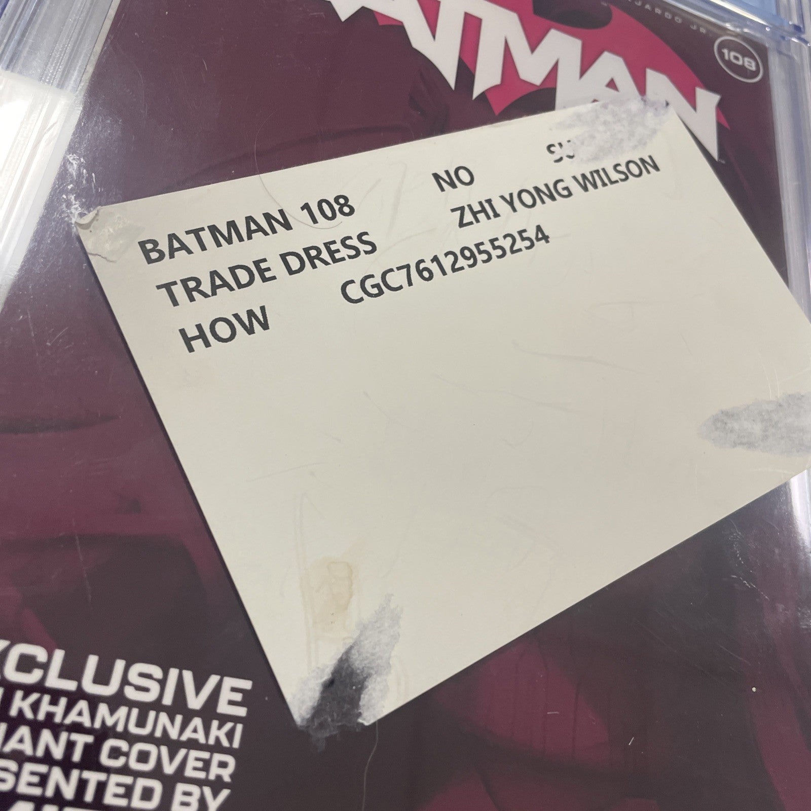 Batman #108 2021 CGC 9.8 1st App. of Miracle Molly X2 Variants **Cases cracked**15