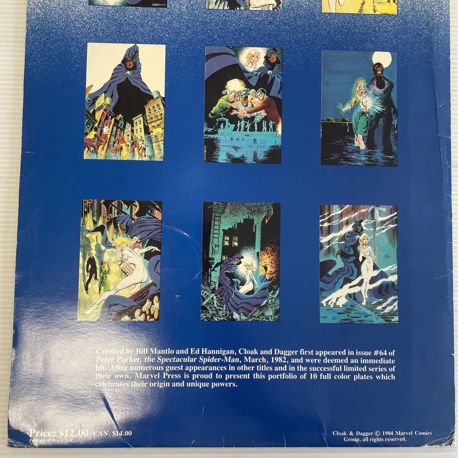 Marvel Press Cloak and Dagger Portfolio Prints 1984 Set 10 Rick Leonardi Art (1)6
