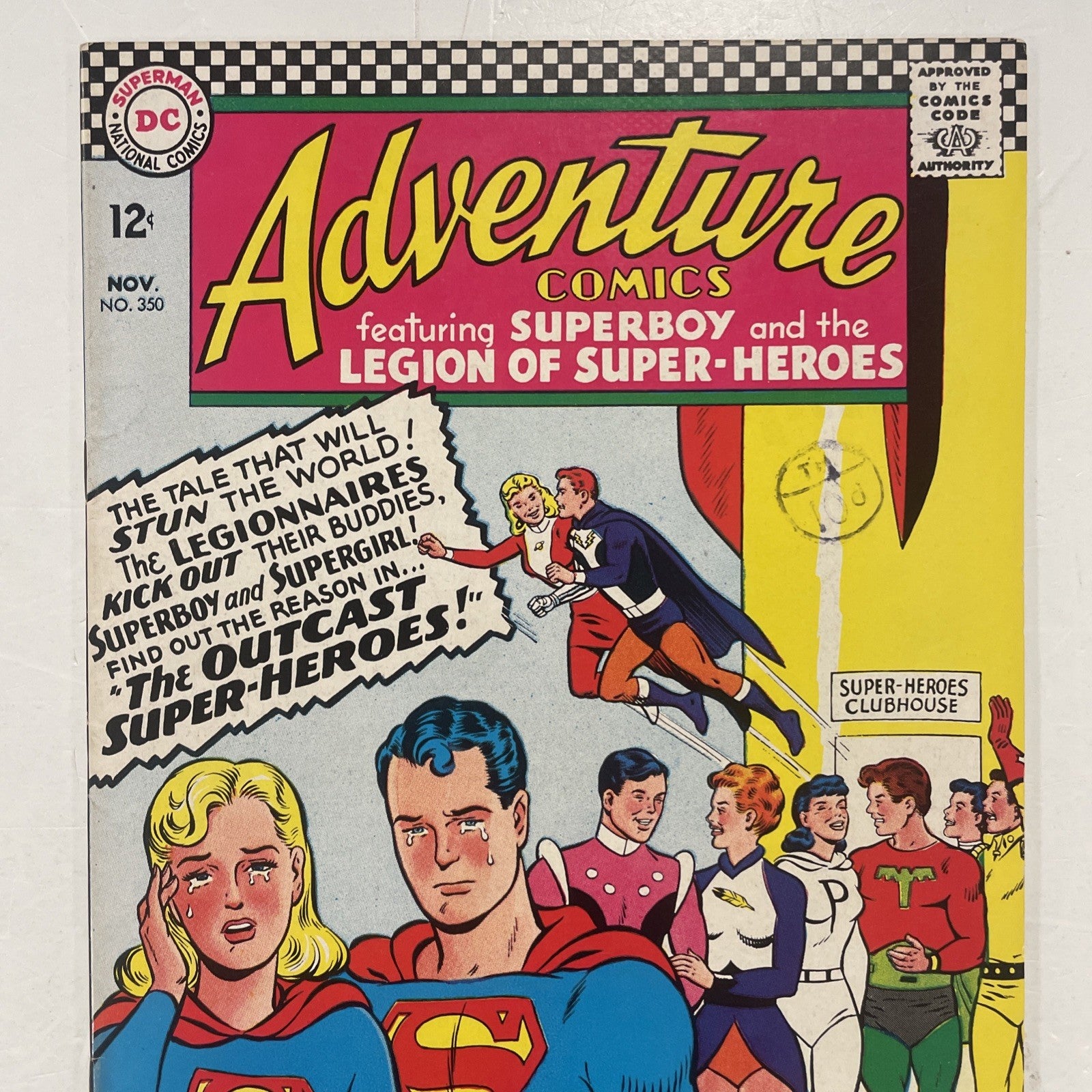 Adventure Comics #350 1966 FN/VF 1st Appearance of Hag the Witch Pence Stamp1