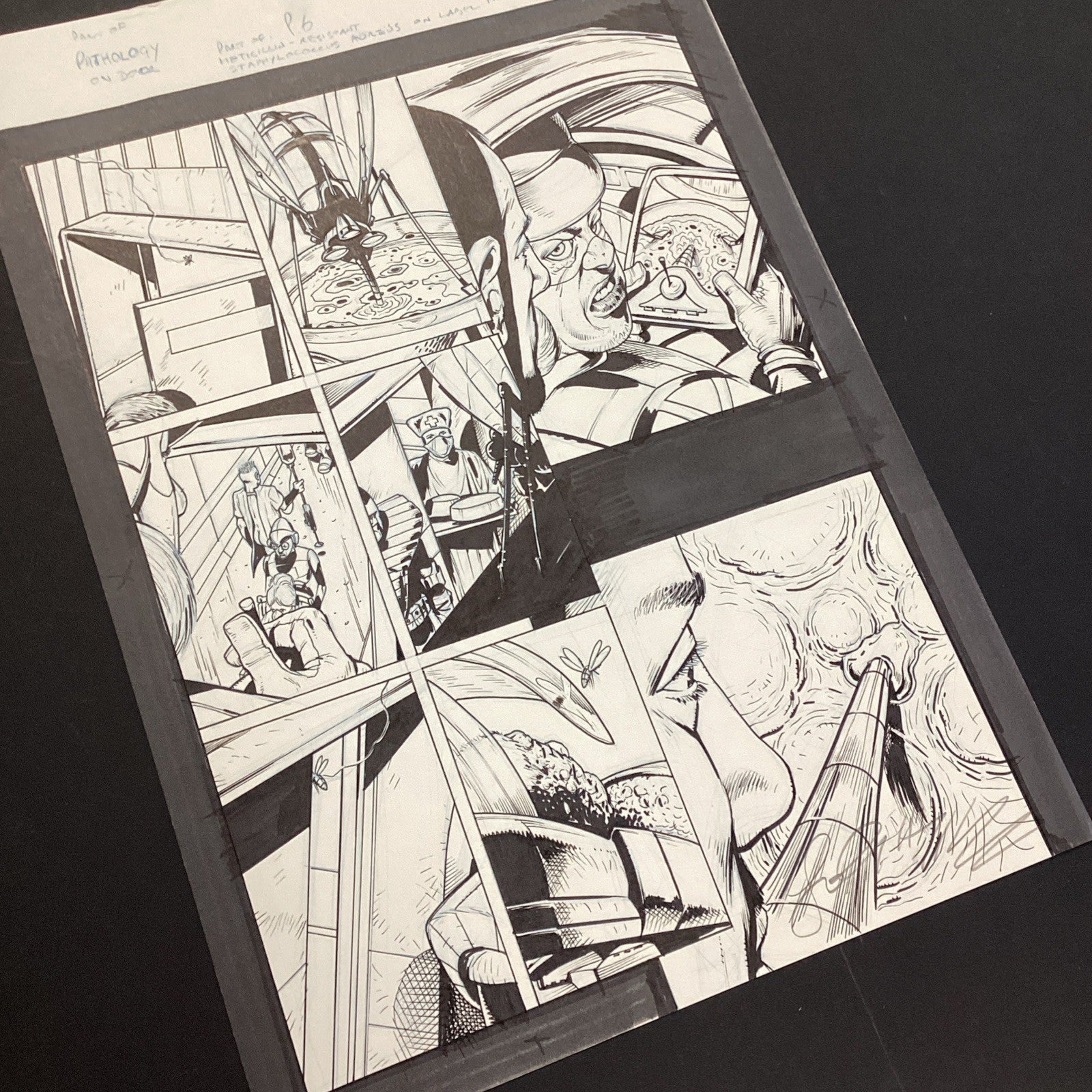 Original Artwork Judge Dredd The Talented Mayor Ambrose 1678 Page 6 John Higgins5
