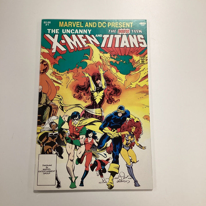 Marvel DC Present The Uncanny X-men New Teen Titans #1 1982 VF/NM 1