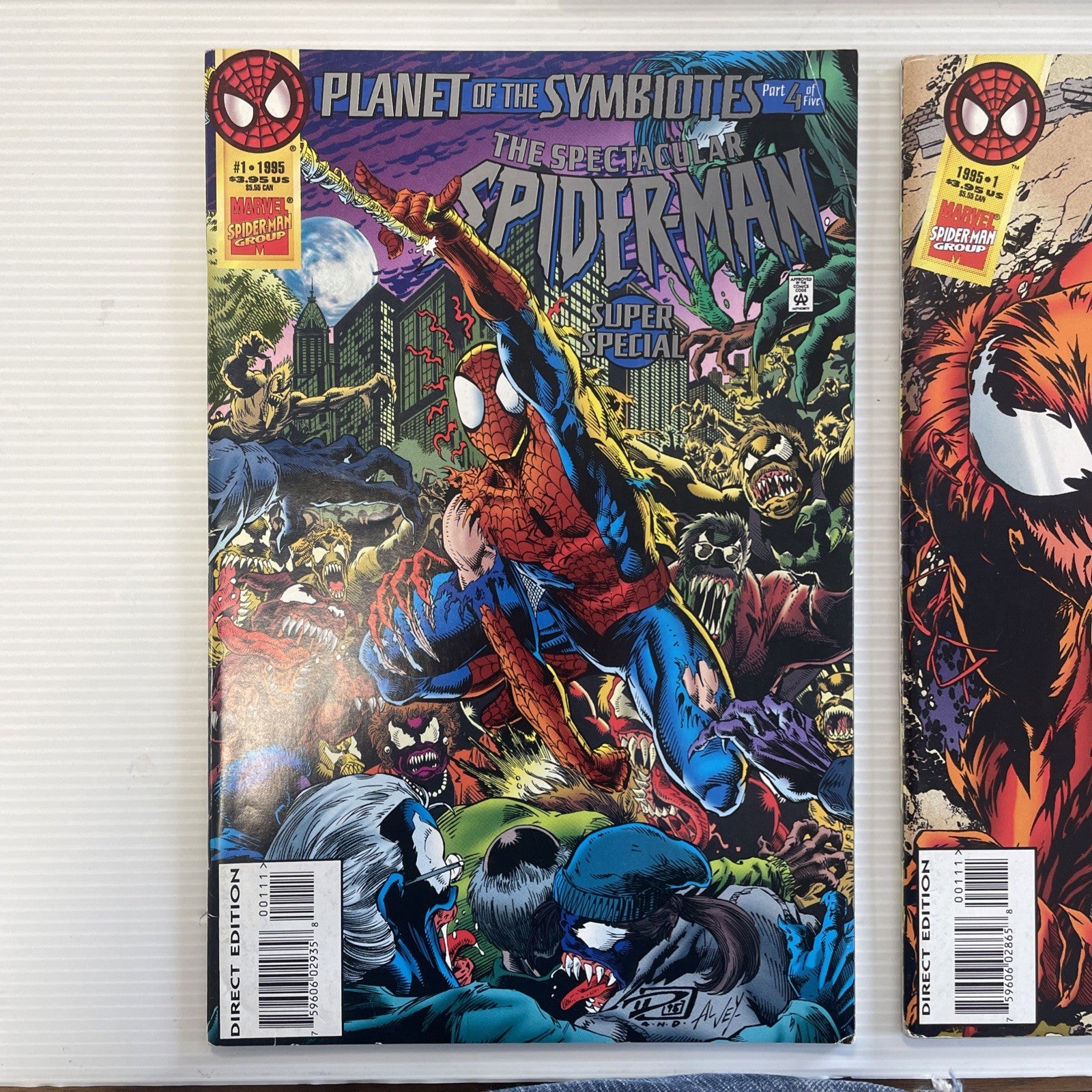 Spider-Man Super Special Planet of the Symbiotes #1-5 1995 Mid-Grades4