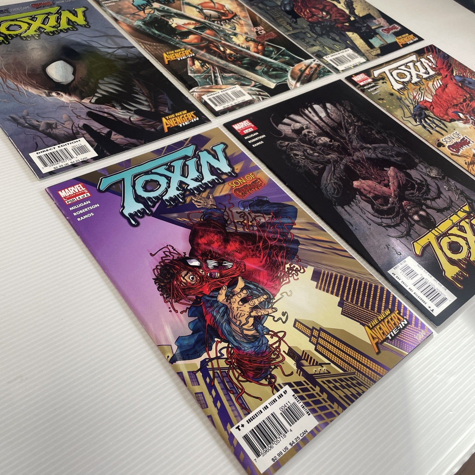 Toxin #1-6 Complete Marvel 2005 Mini Series Full Set Run 1-67