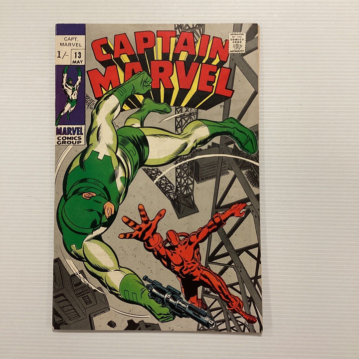 Captain Marvel #13 1969 FN/VF Pence Copy