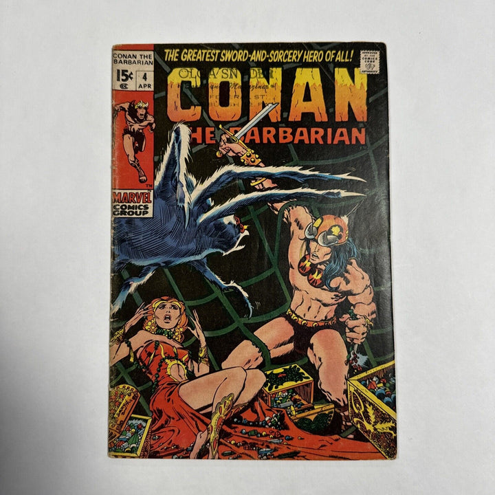 Conan The Barbarian #4 1971 VG- Cent Copy **See Description