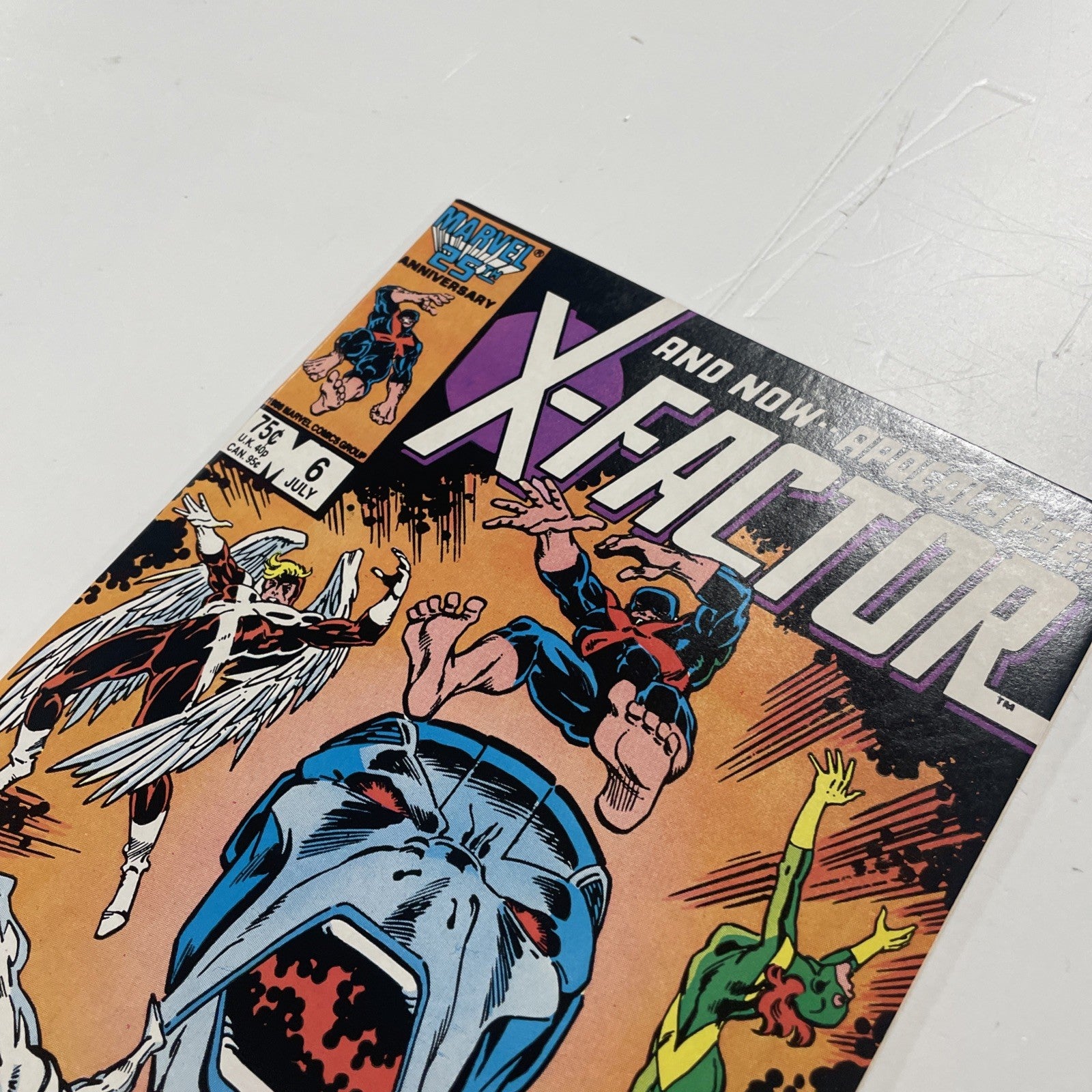 X-factor #6 1986 FN/VF 1st Full Appearance of Apocalypse (2)6