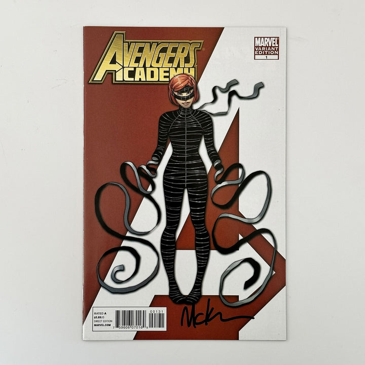 Avengers Academy #1 2010 NM McKone Variant Signed by Mike McKone0