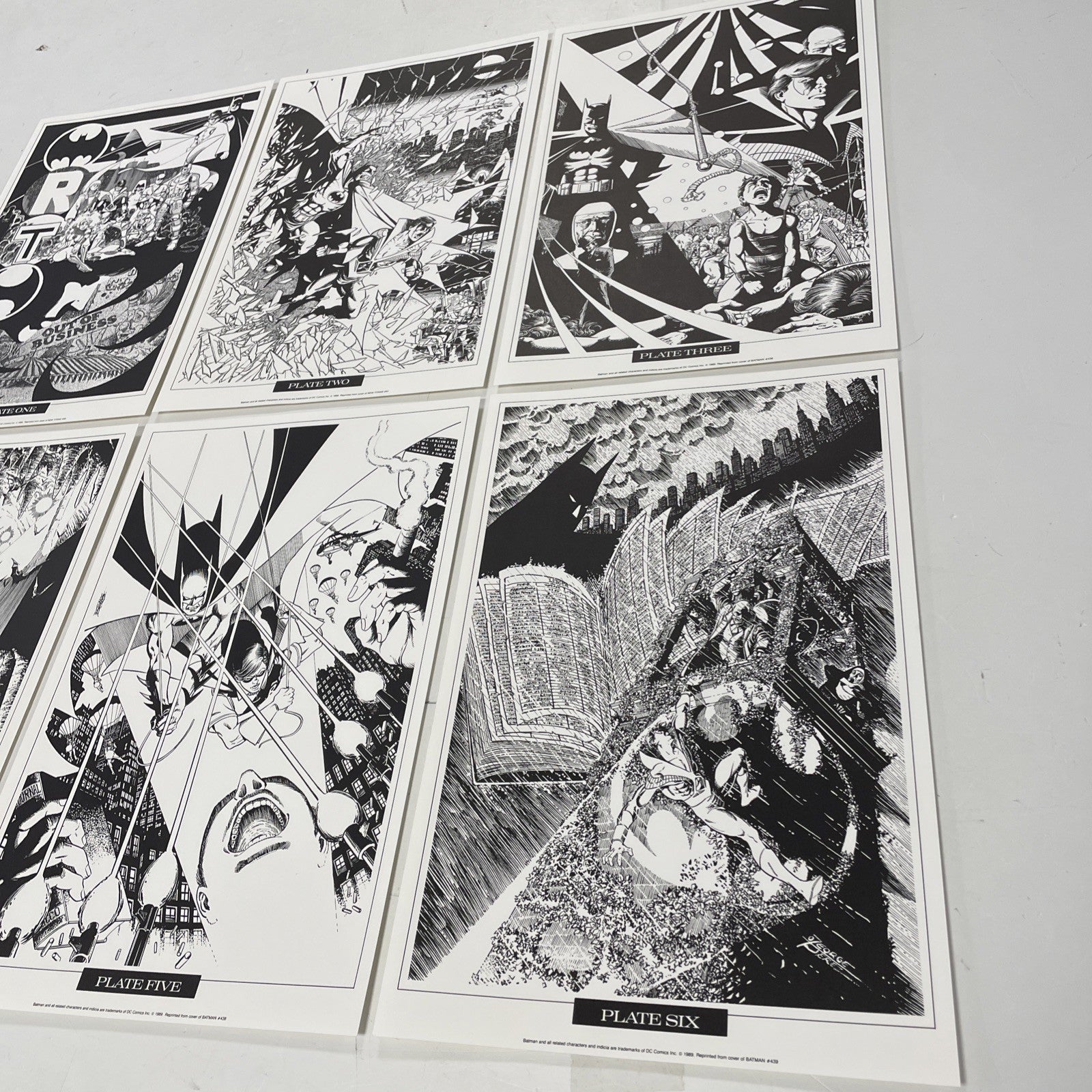 George Perez Portfolio 1990 Collection 12 B+W prints4