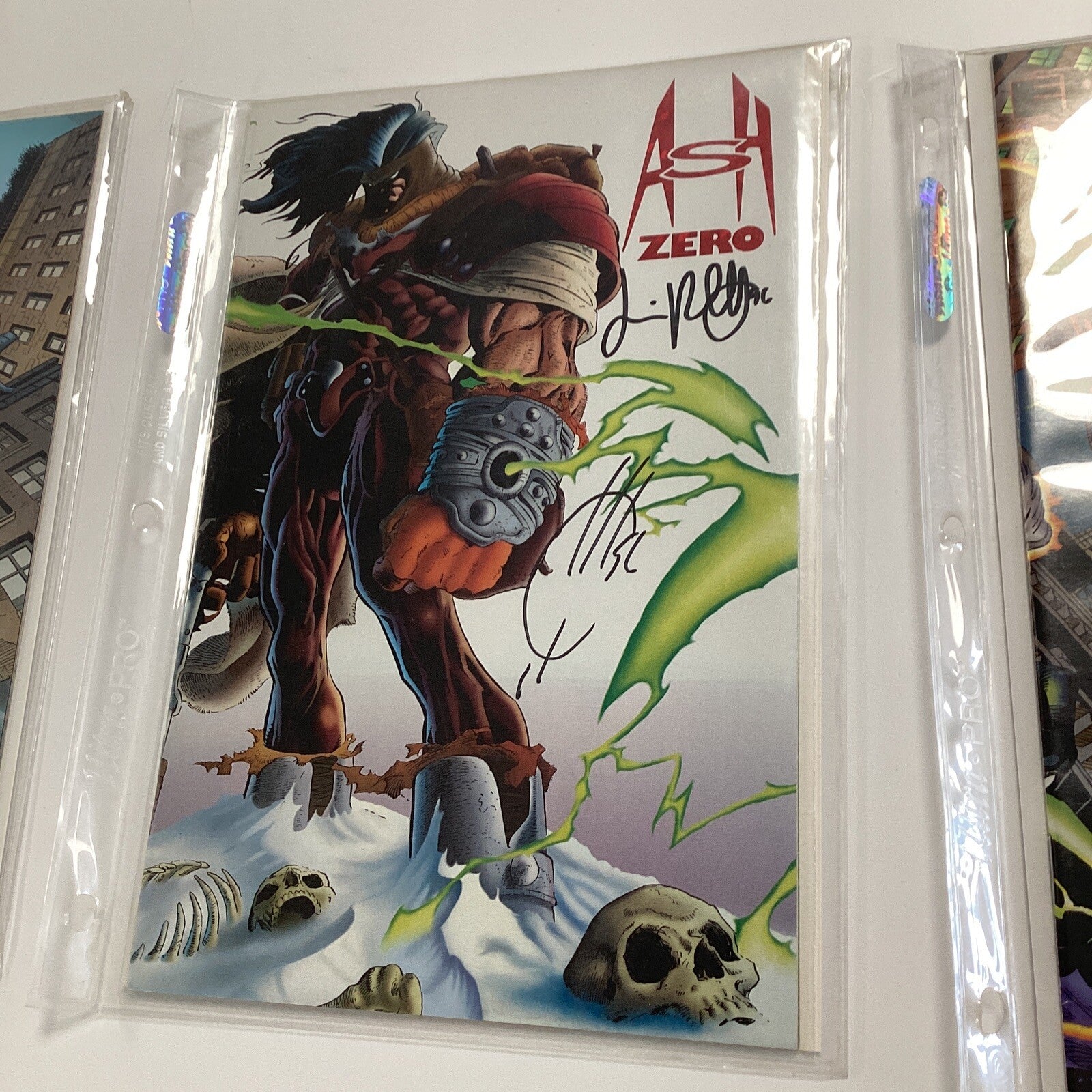Ash #0, #5, #6 Wizard #1/2 & Mini Comic #4 1996 Event Comics Signed by Artists2