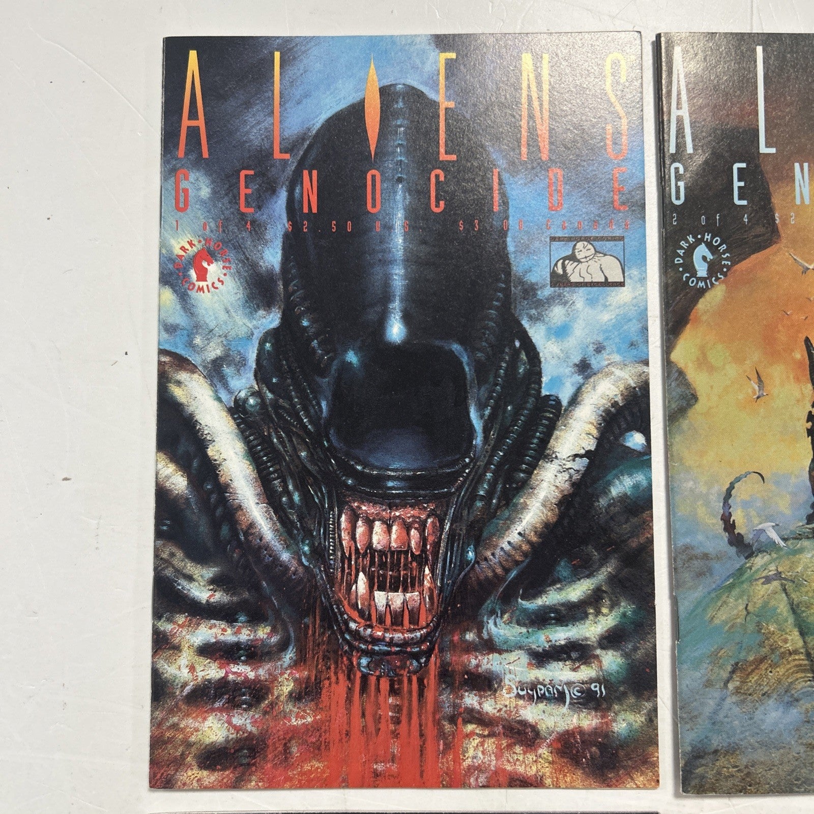 Aliens Genocide #1-4 1991 FN/VF Complete Set Dark Horse Comics1