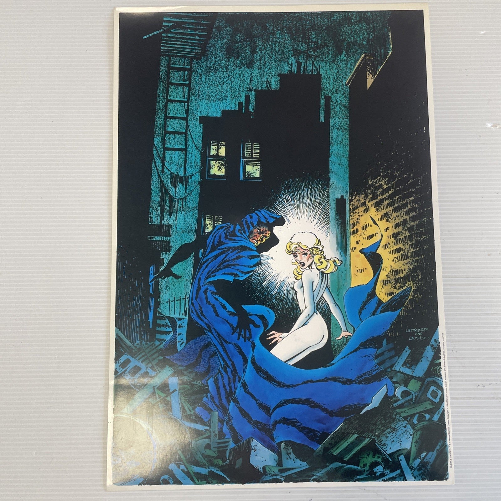 Marvel Press Cloak and Dagger Portfolio Prints 1984 Set 10 Rick Leonardi Art (1)10