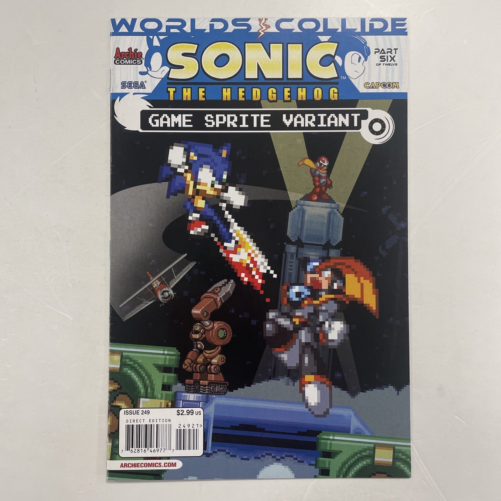 Sonic The Hedgehog #249 2013 FN/VF Game Sprite Variant Archie Comics0