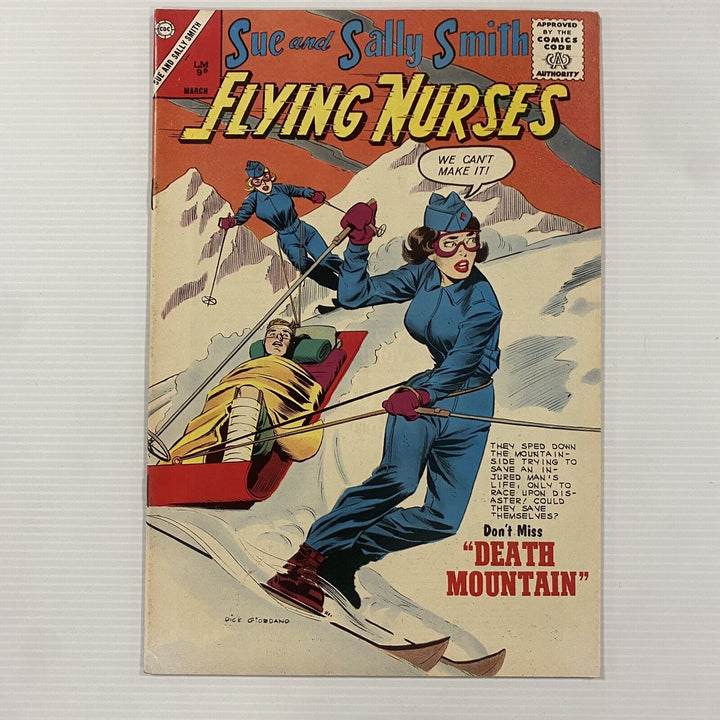 Sue and Sally Smith Flying Nurses 1962 #50 VG+ Pence copy **Rusted staples**