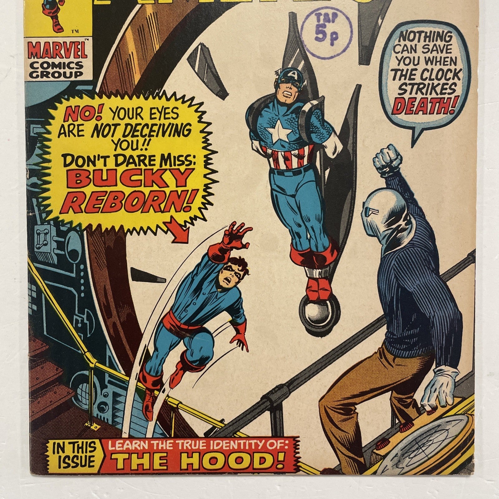 Captain America #131 1970 FN+ Pence Stamp2