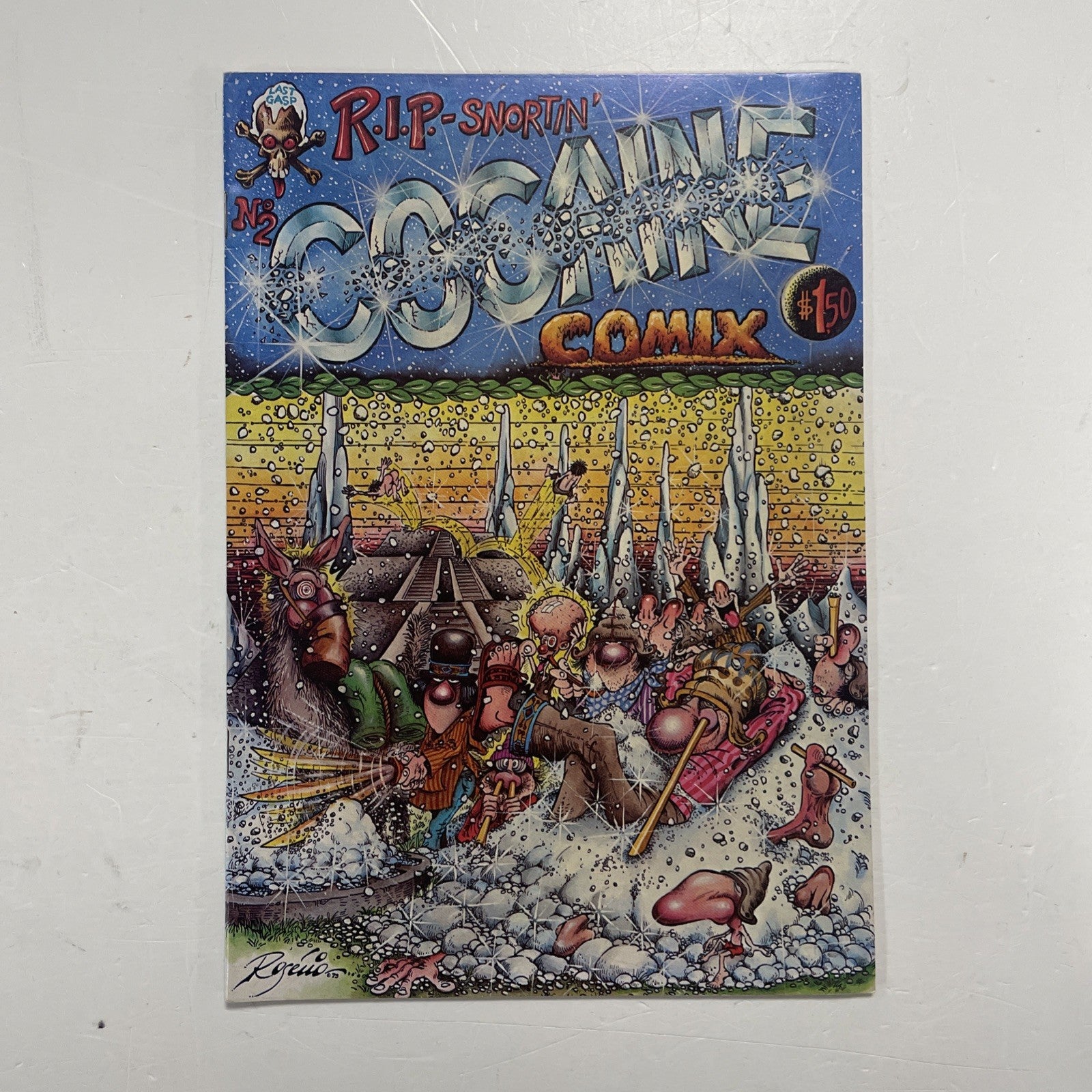 R.I.P. Snortin’ Cocaine Comix #1 1975 FN/VF Last Gasp0