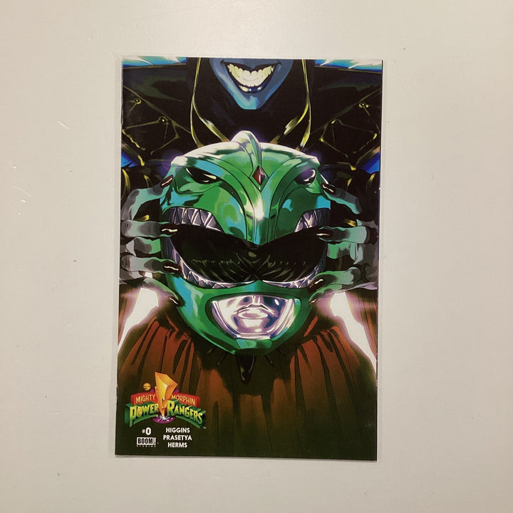 Mighty Morphin Power Rangers #0 2016 NM Second Print Green Helmet Variant Boom!0