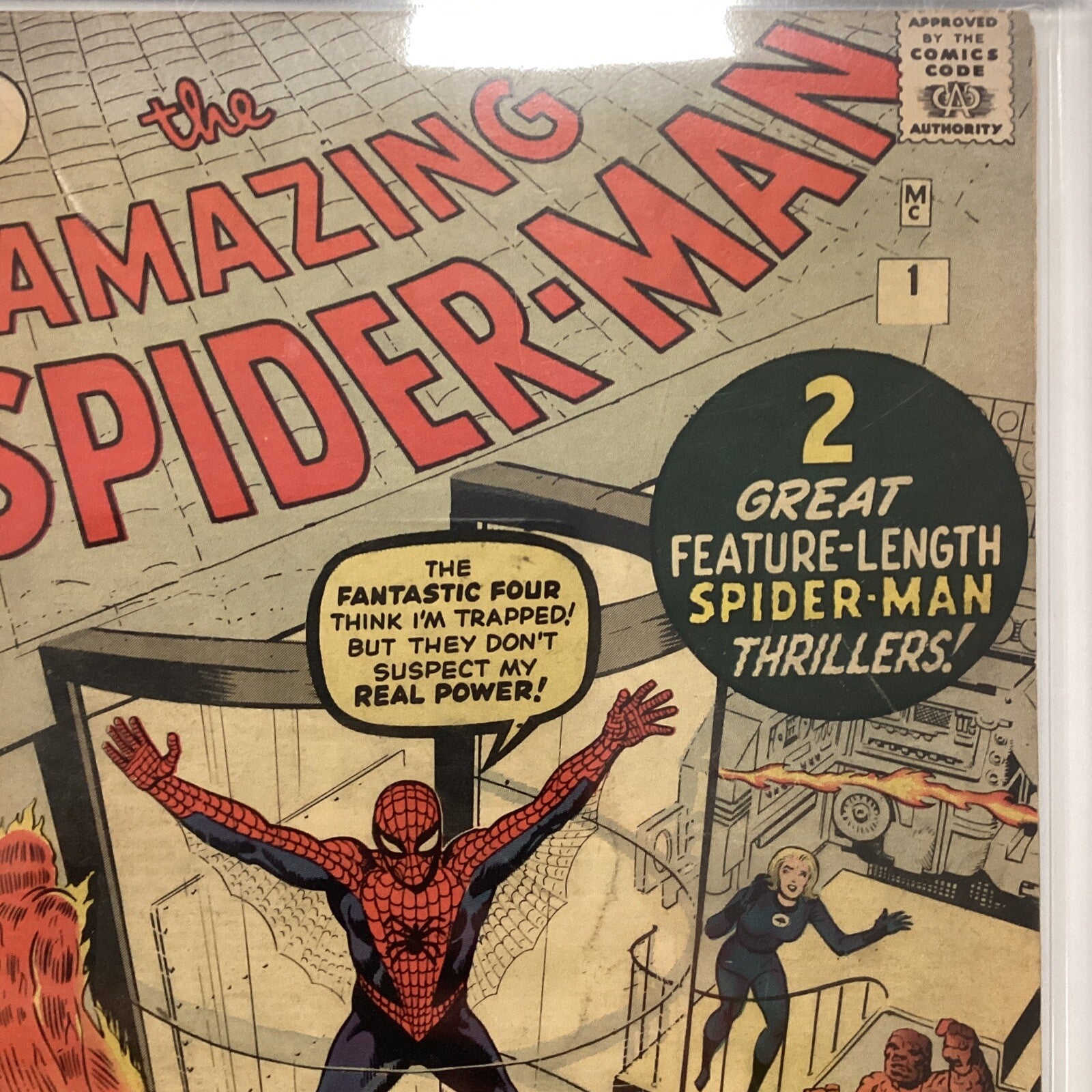 Amazing Spider-Man #1 1963 Off-White/White CBCS 5.5 UK Edition6