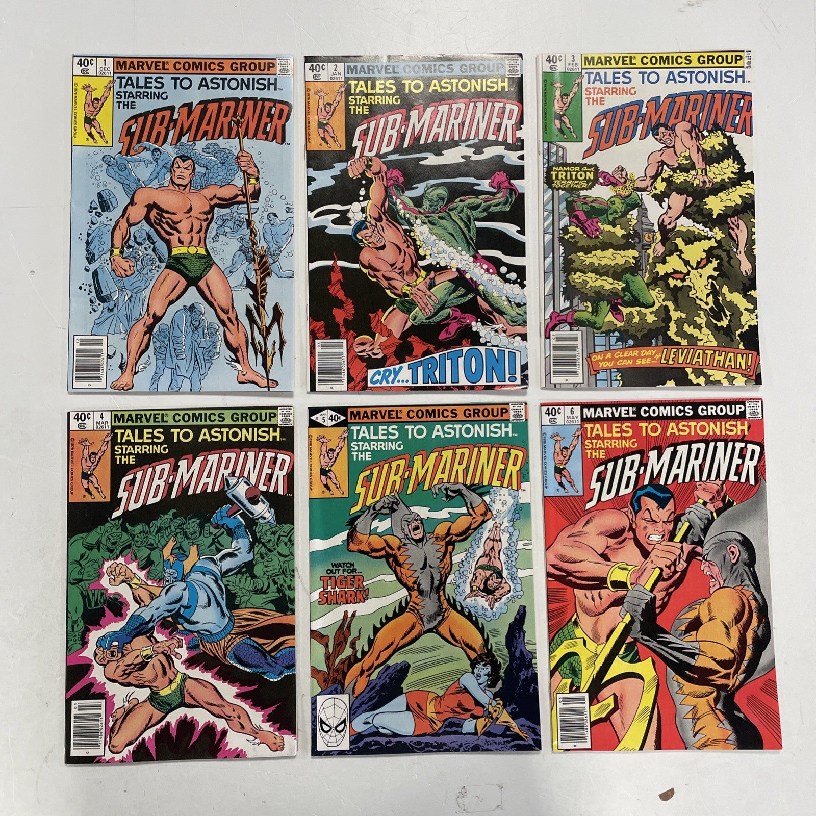 Tales to Astonish #1-24 1979 Complete Set Mostly High Grade Starring the Sub-Mar0