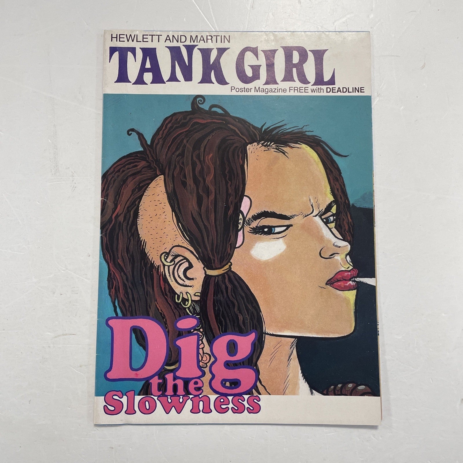 Deadline Magazine #33 1991 Tank Girl Poster Mag **no magazine0