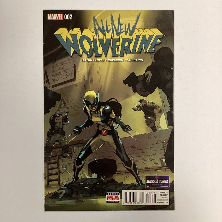 All-New Wolverine #2 2016 VF+ 1st App Gabby Honey Badger