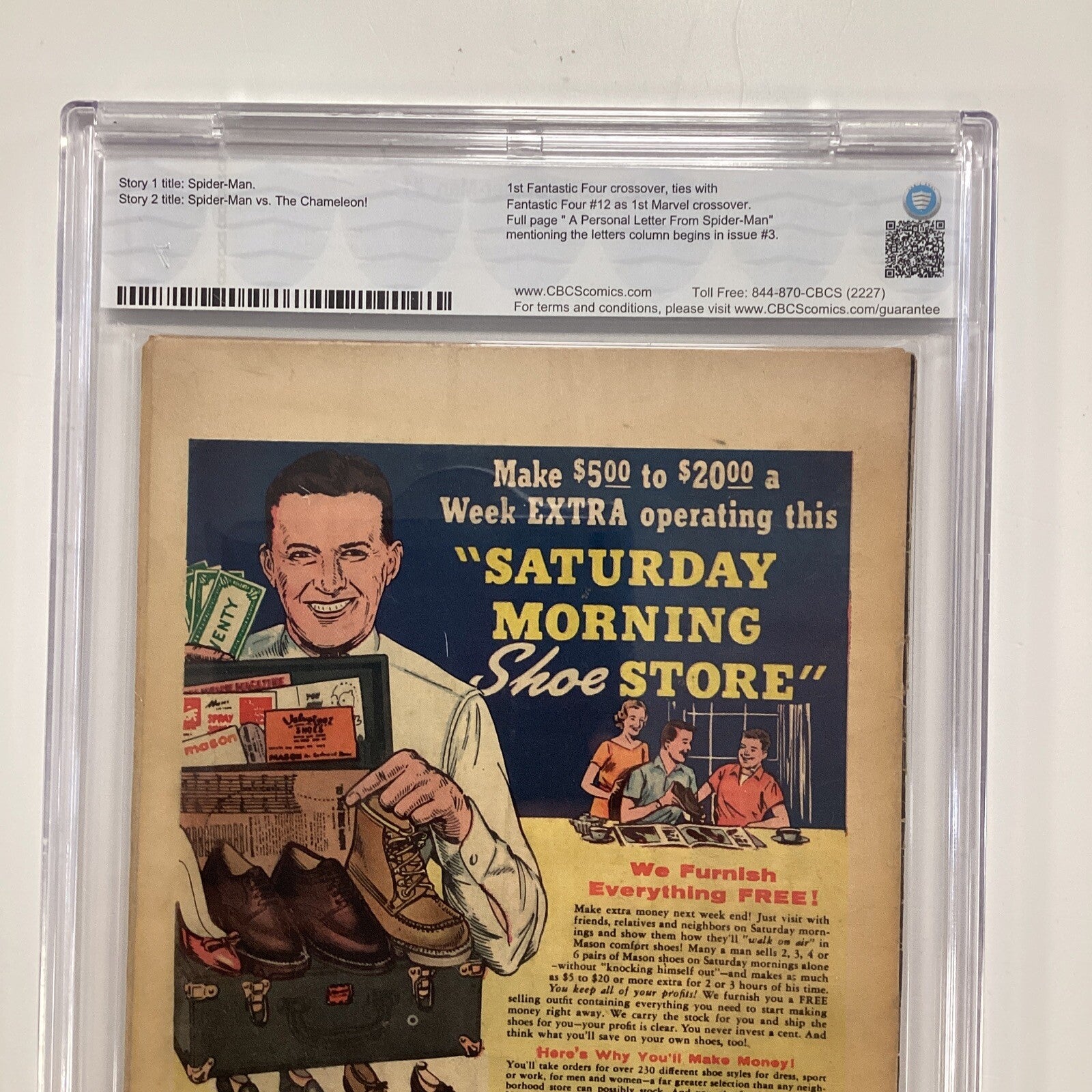 Amazing Spider-Man #1 1963 Off-White/White CBCS 5.5 UK Edition9