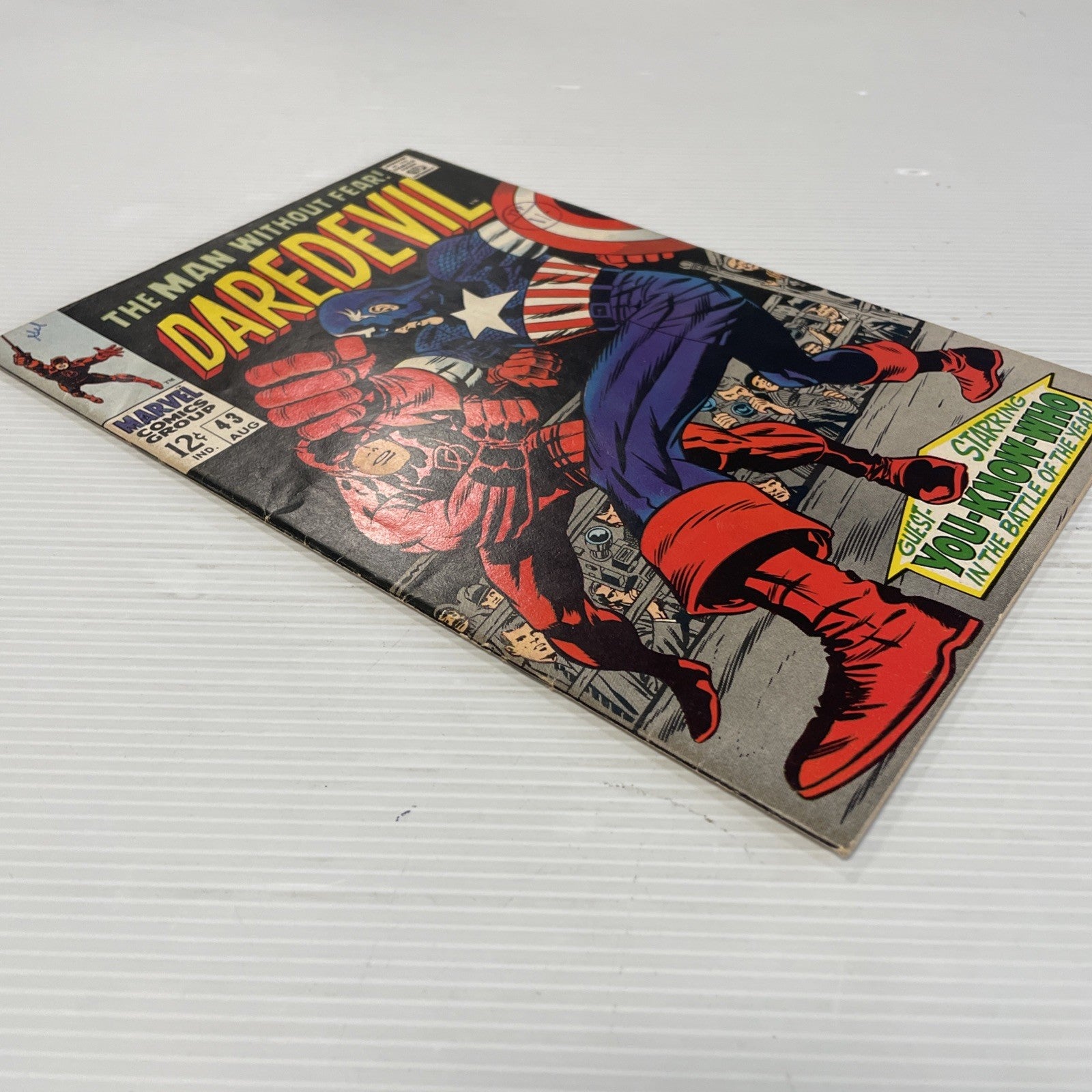 Daredevil #43 VG 1968 VG/FN Captain America Appearance DD Origin Retold **3