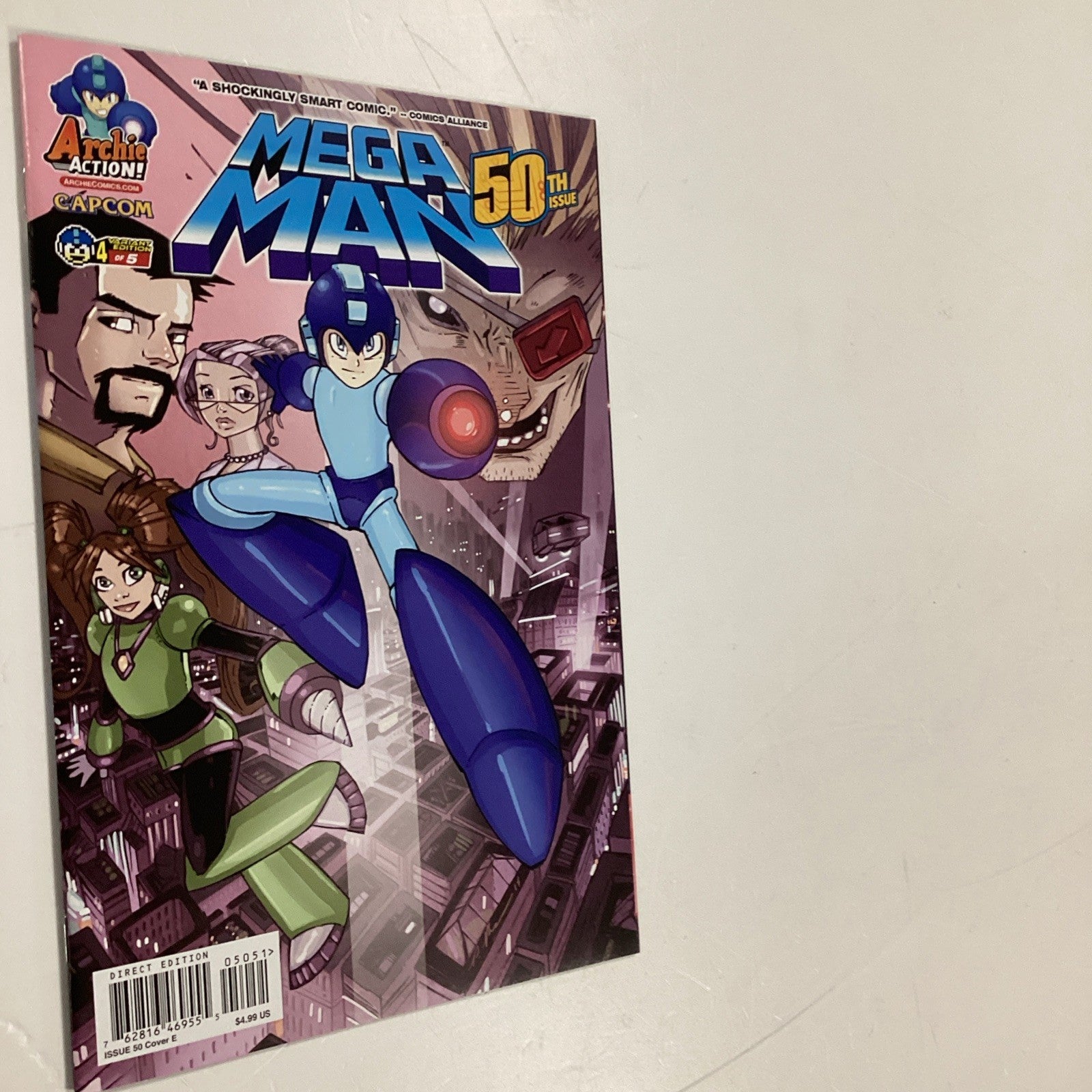 Mega Man #50 2015 NM Patrick Thomas Parnell Cover E Variant Archie Comics3