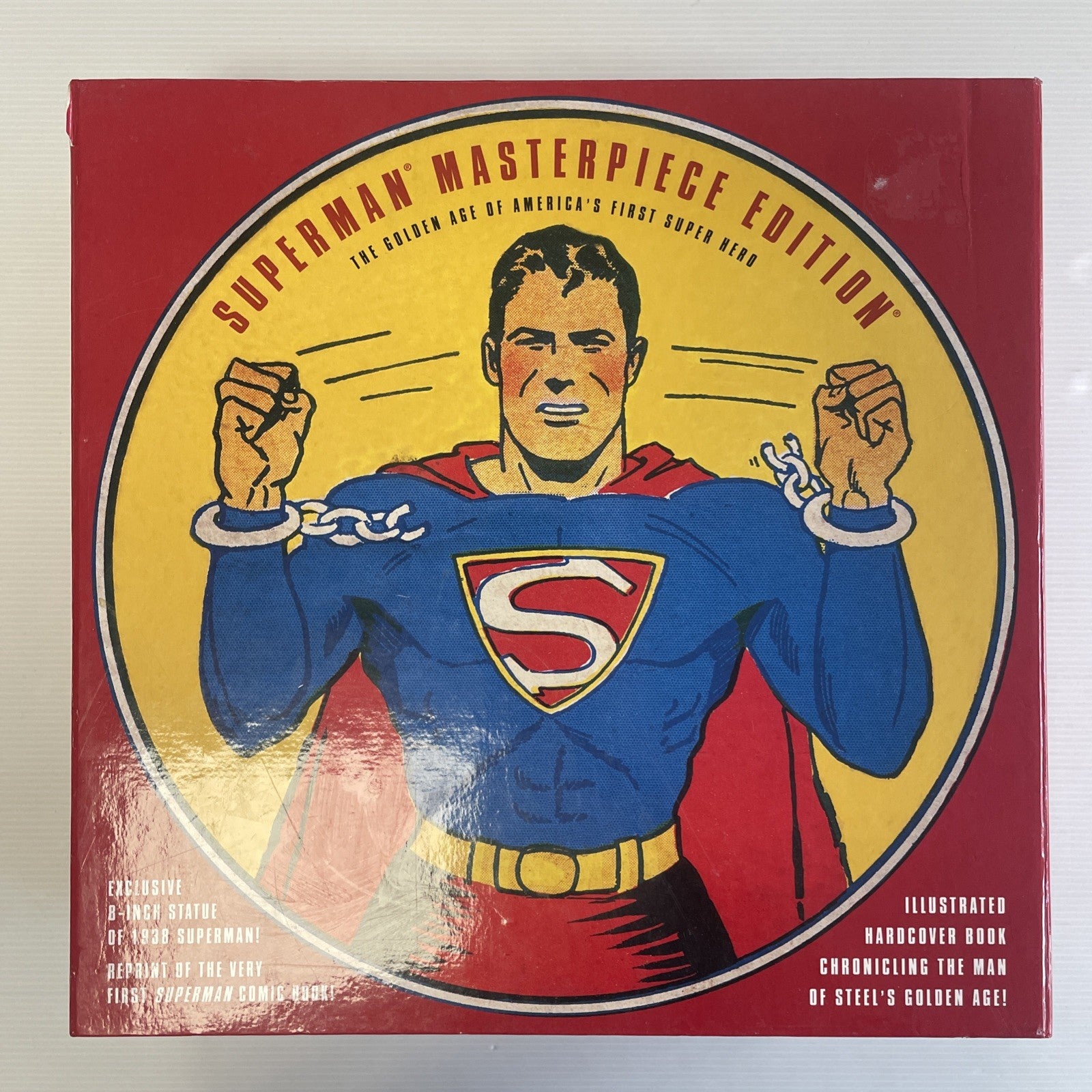 Superman Masterpiece Edition 1999 Box Set with 8" Figurine, Book & Comic Reprint0