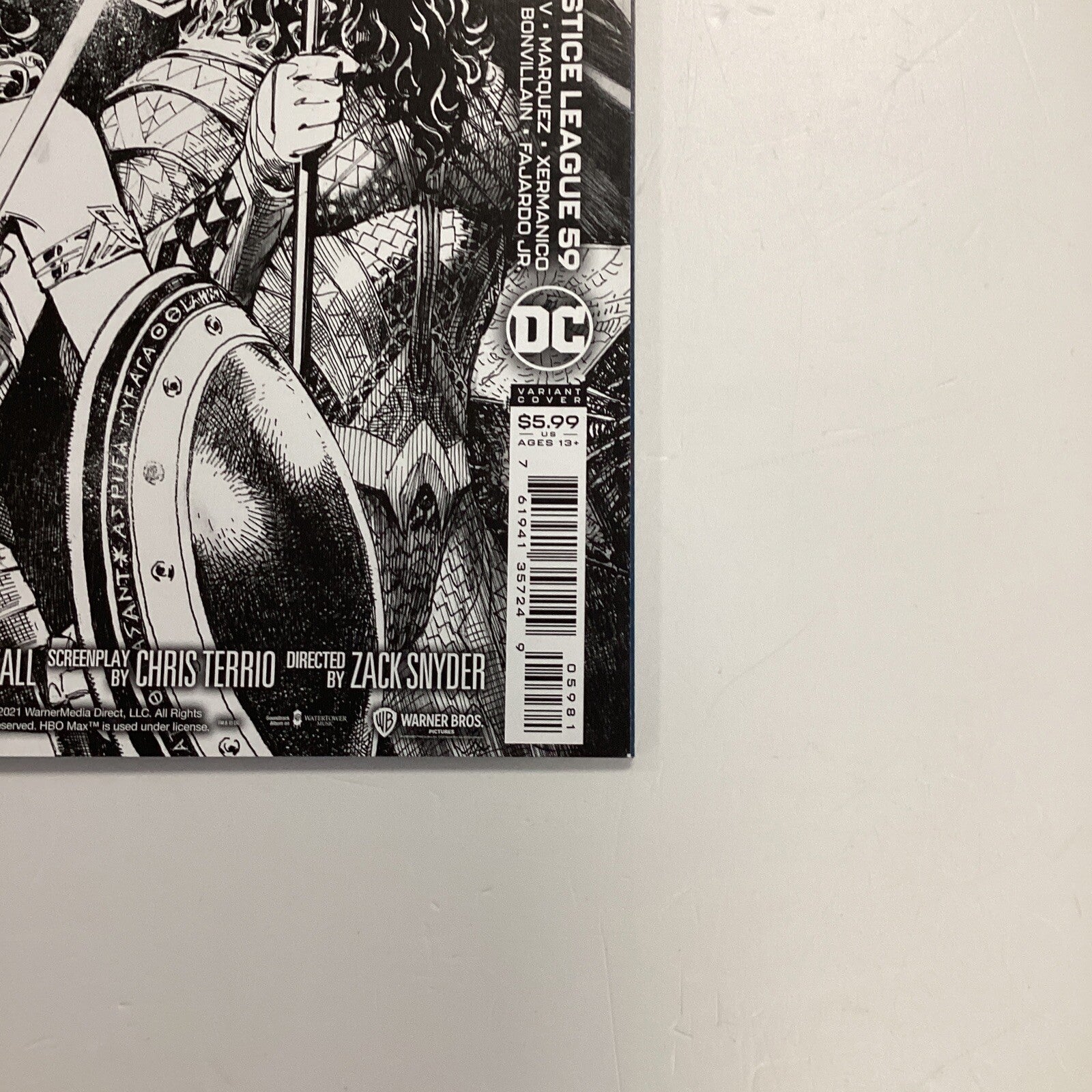 Justice League #59 2021 NM 1:100 Jim Lee Variant Snyder Cut5
