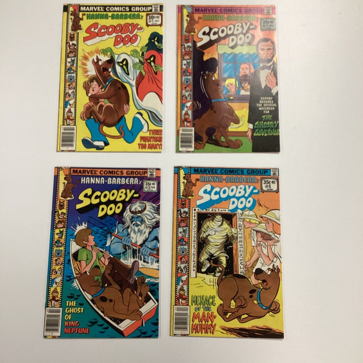 Scooby Doo #1-4 1977 FN 1st appearance **Foxing to all issues