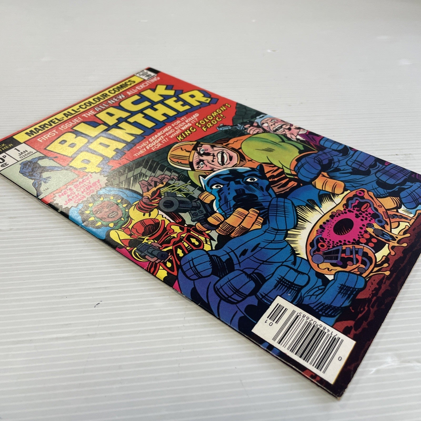 Black Panther #1 1977 FN/VF Pence Copy 1st in own title3