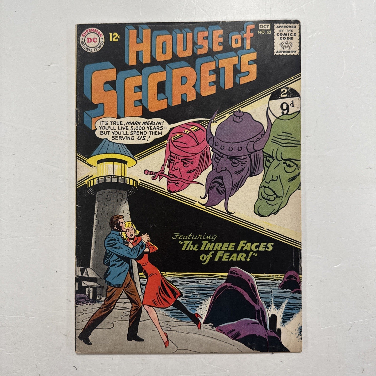 House of Secrets #62 1963 VG Pence Stamp0