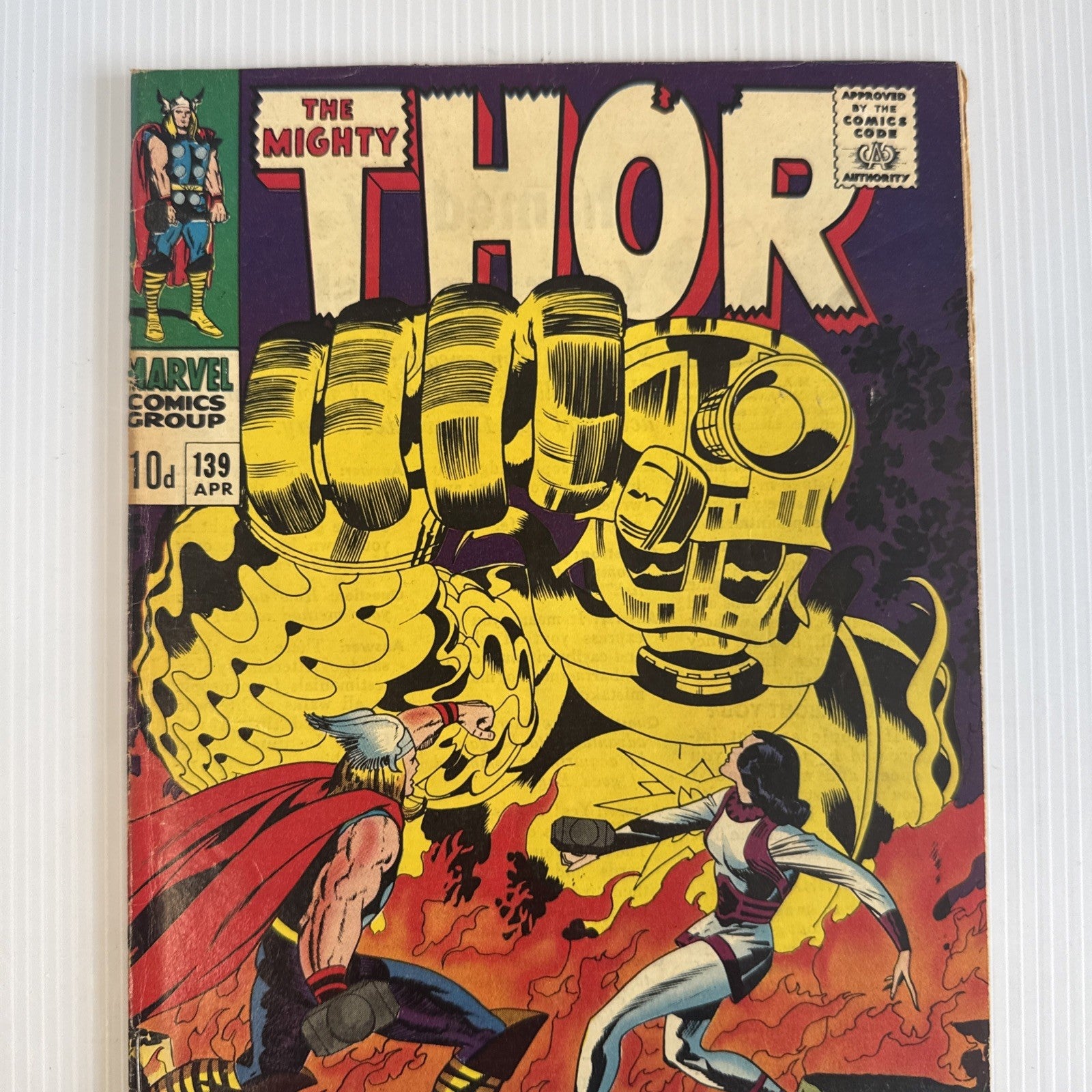 The Mighty Thor #139 1967 VG Pence Copy1