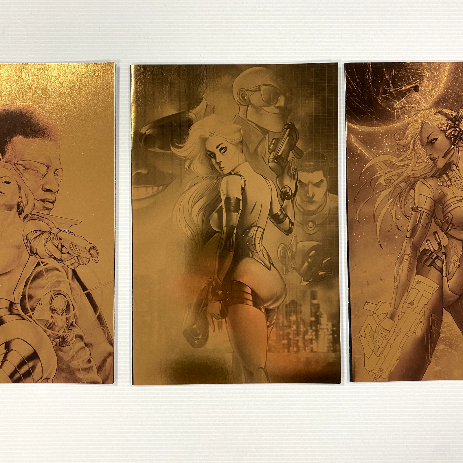 Cyber Spectre #1-5 Kickstarter Exclusive Oracle Gold Foil Cover Scout Comics NM2