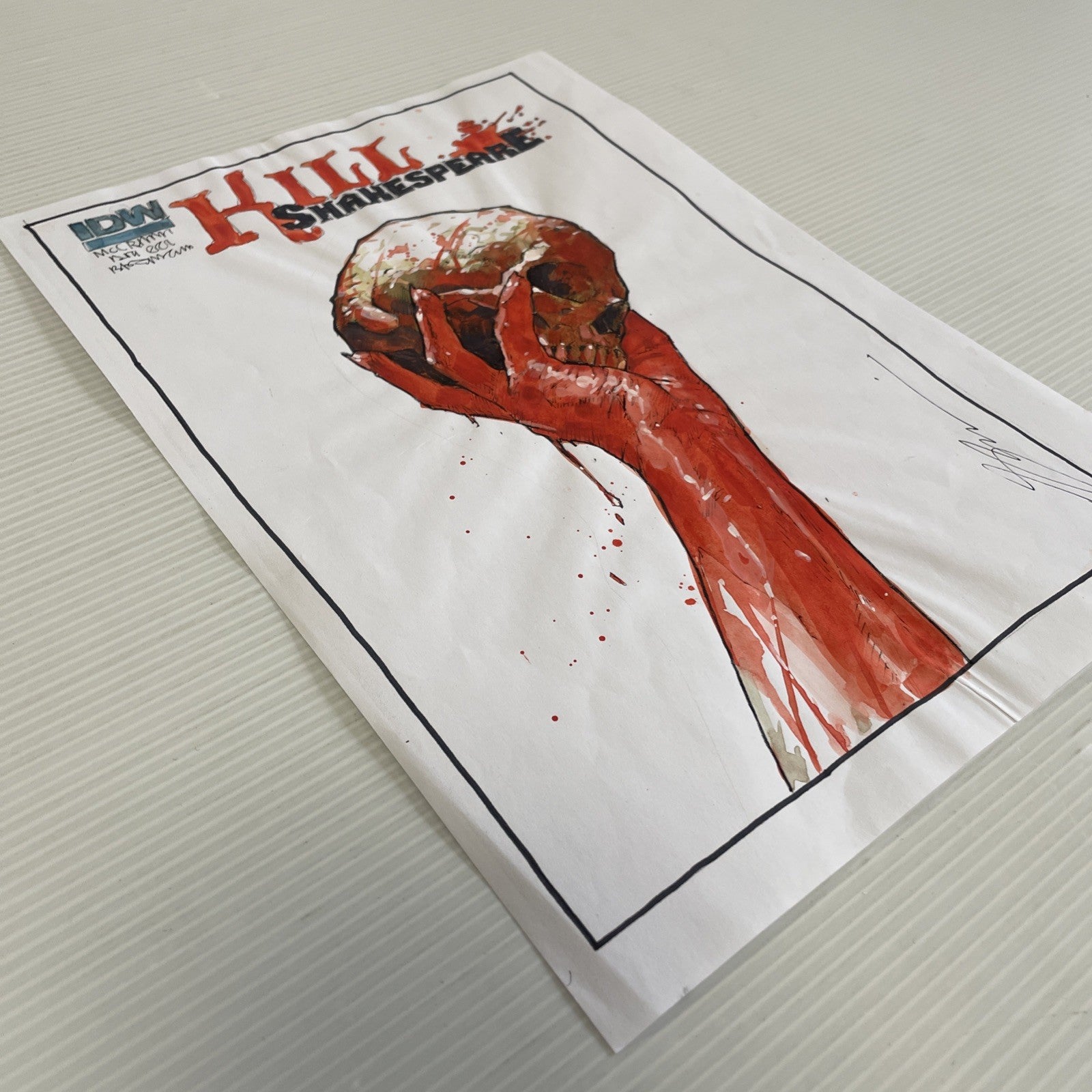 Original Artwork Concept Art based on Kill Shakespeare Sketch by Simon Davis (2)3
