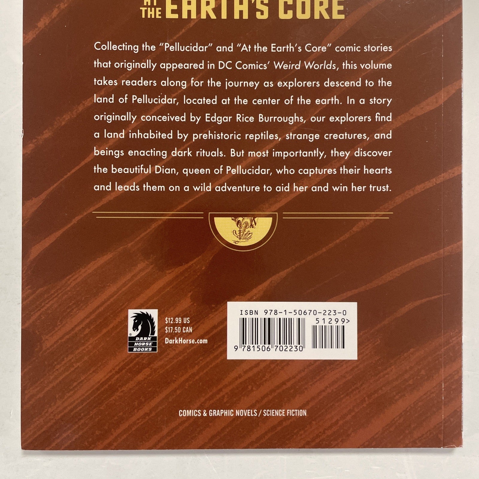 Pellucidar: At the Earth's Core 2017 TPB 1st Print Edgar Rice Burroughs Dark Hor6