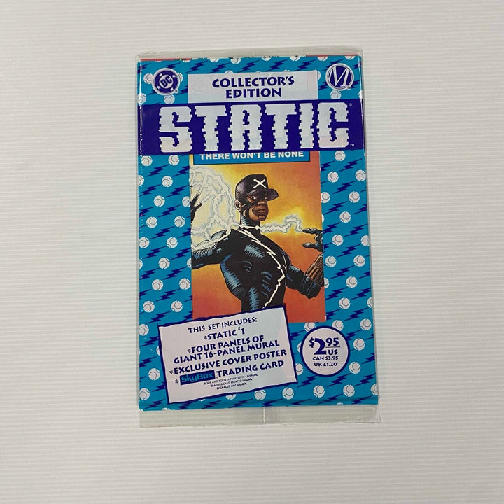 Static #1 1993 1st App of Static Original Sealed Polybag DC Collector's Edition