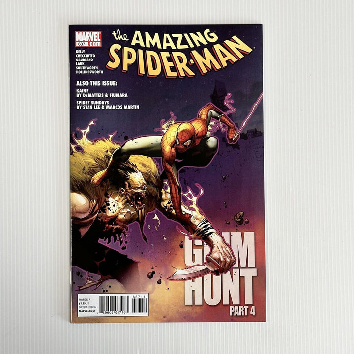 The Amazing Spider-Man #637 Grim Hunt 1st app of Spider-Girl as Madame Web