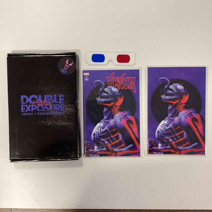 Venom #1 2022 Double Exposure Yoon Virgin & Trade Variant Boxed Set + Glasses0