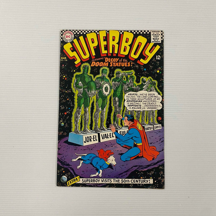 Superboy #136 1967 FN/VF Cent Copy