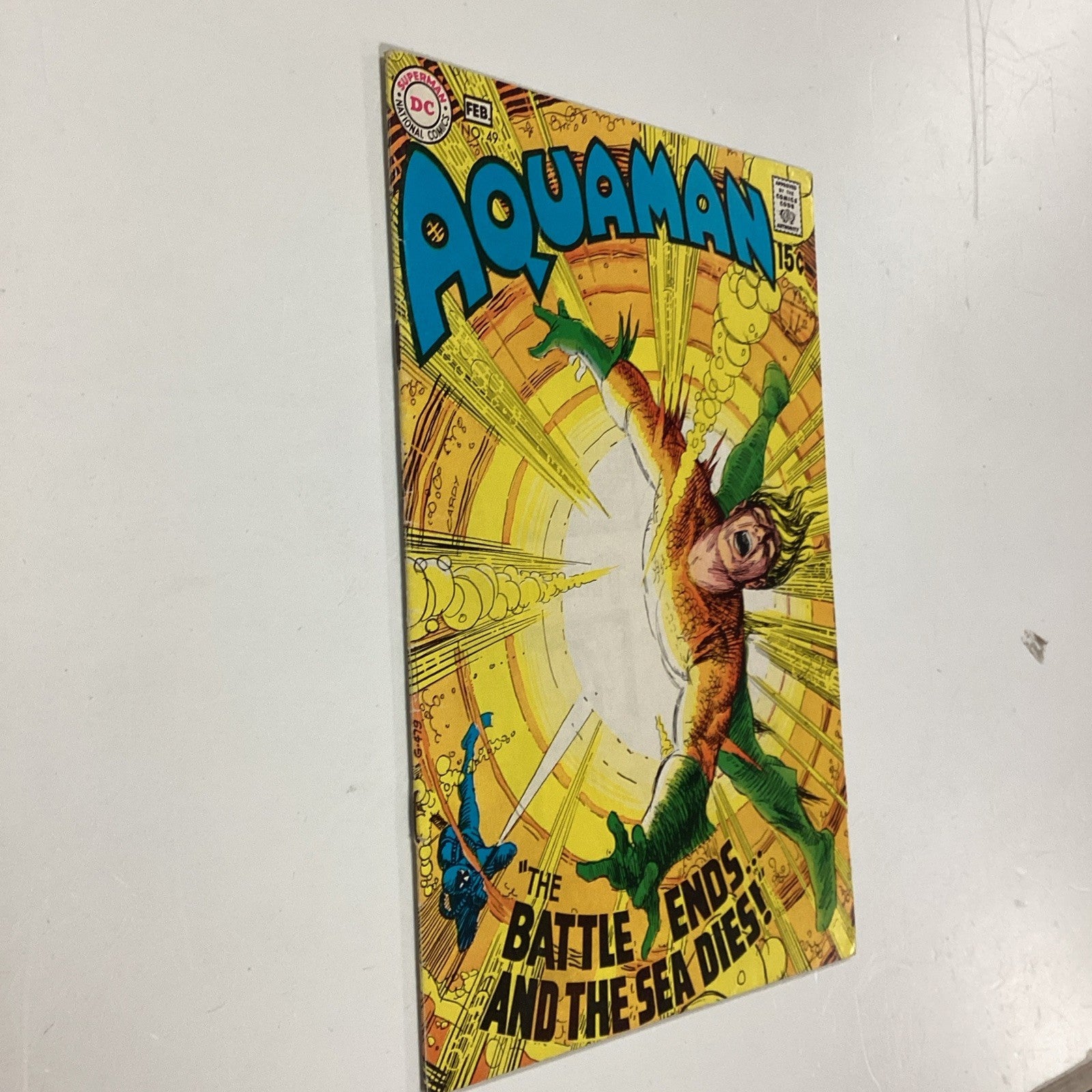 Aquaman #49 1970 VG+ Nick Cardy Cover Pence Stamp3