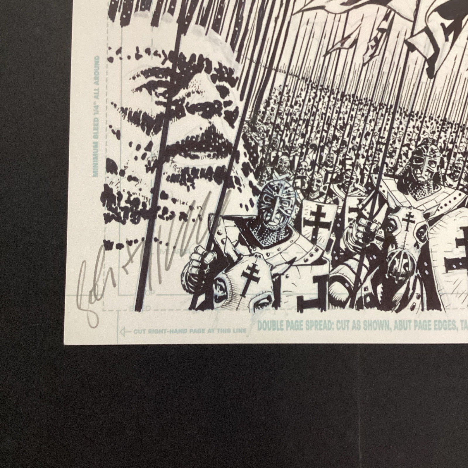 Original Artwork for Thunderbolt Jaxon #2 Page 6 By John Higgins 20064