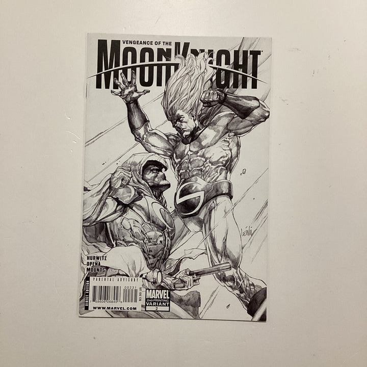 Vengeance Of The Moon Knight #2 2010 VF/NM Leinil Yu 2nd Print Variant0