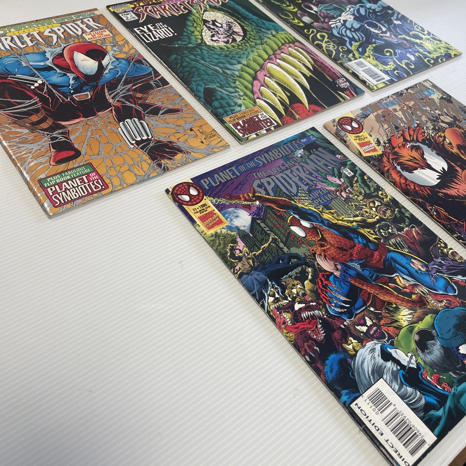 Spider-Man Super Special Planet of the Symbiotes #1-5 1995 Mid-Grades6