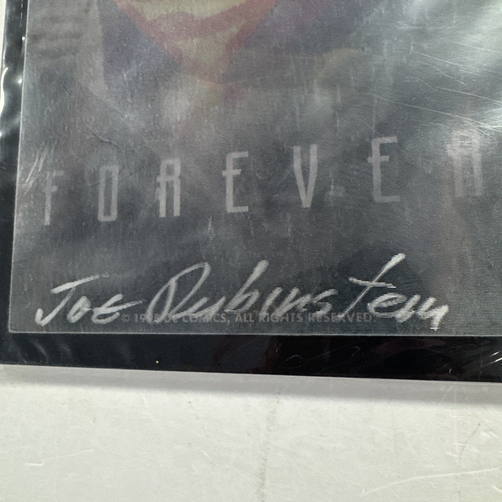 Superman Forever #1 1998 Lenticular Cover Signed Alex Ross3