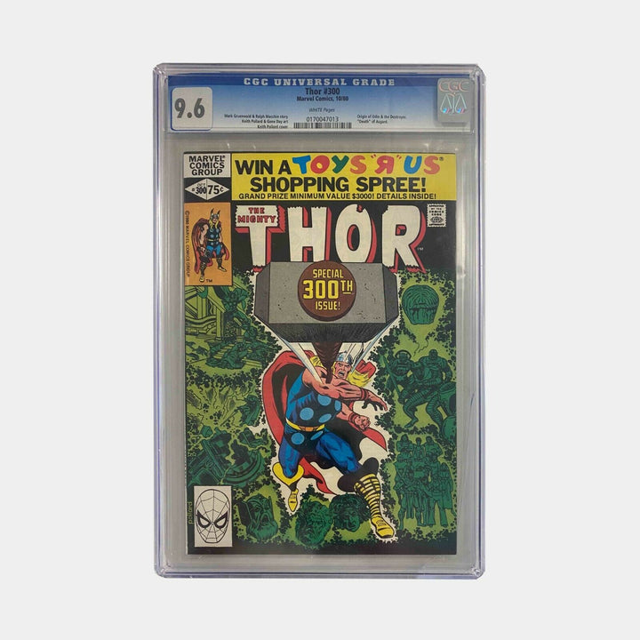 Thor #300 Vol 1. CGC 9.6 Slabbed Comic. 1980 Cent copy