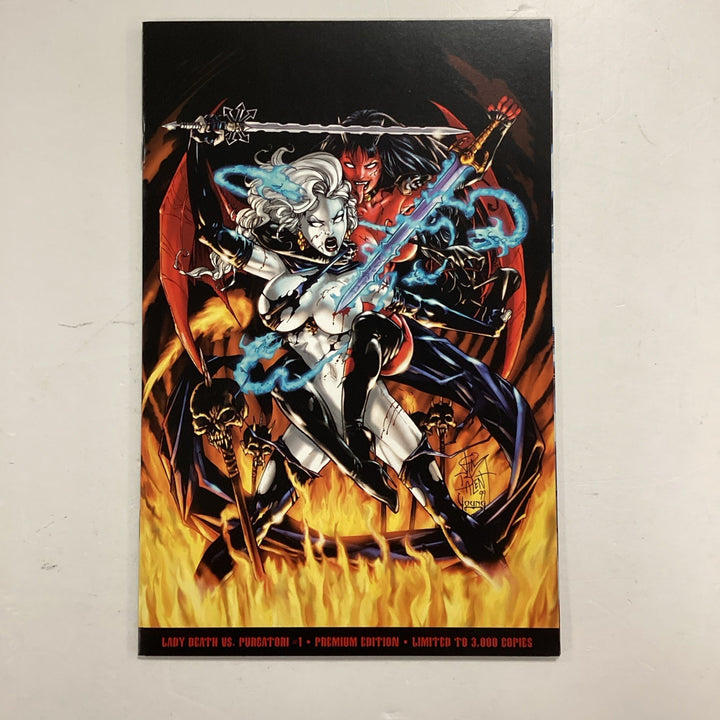 Lady Death Vs Purgatori #1 1999 VF/NM Premium Variant Ltd to 30000