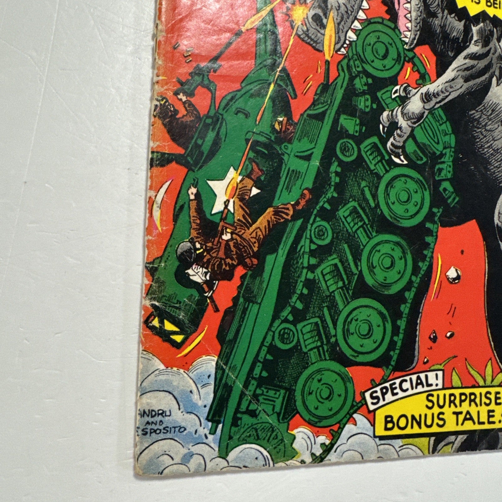 Star Spangled War Stories #125 1965 GD/VG Pence Stamp4